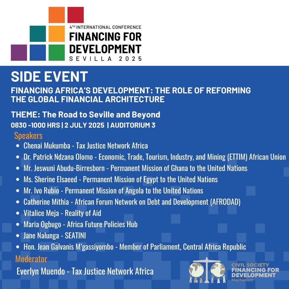 Civil Society FfD Mechanism at the Fourth International Conference on Financing for Development (FfD4)