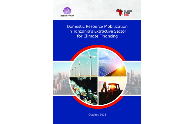 Domestic Resource Mobilization in Tanzania’s Extractive Sector for Climate Financing