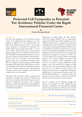 Protected Cell Companies as Potential Tax Avoidance Vehicles Under the Kigali International Financial Centre