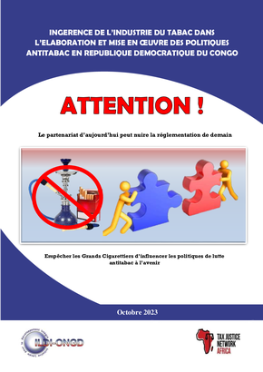 Ingérence de l’industrie du Tabac dans l’élaboration et mise en oeuvre des Politiques Antitabac en RDC